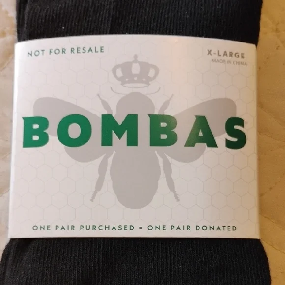 BOMBAS Men's Black and Gray Casual Socks- 3 PAIRS 😊 - Picture 4 of 4